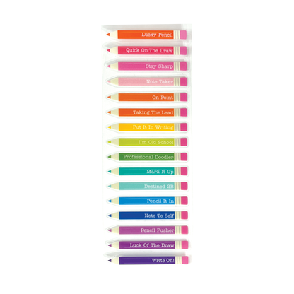 Stickiville Stickers: Lucky Pencils