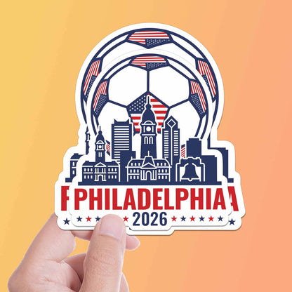Philadelphia USA Soccer Sticker