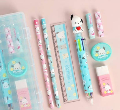 Sanrio Cinnamoroll Pencil, Pen School Office Stationery Set
