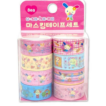 Sanrio Masking Tape Set (8 Rolls) – Chococat & Usahana