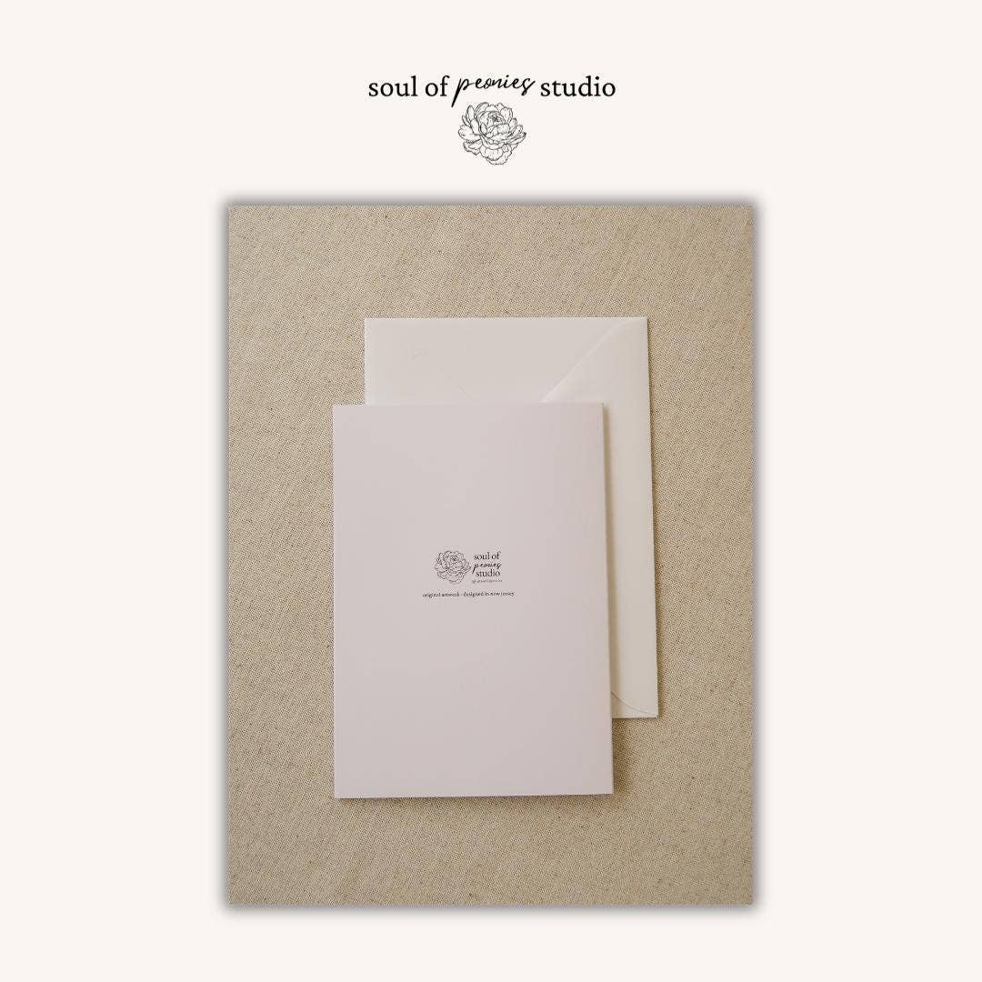 Thanks A Bunch Greeting Card, Blank Thank You Card