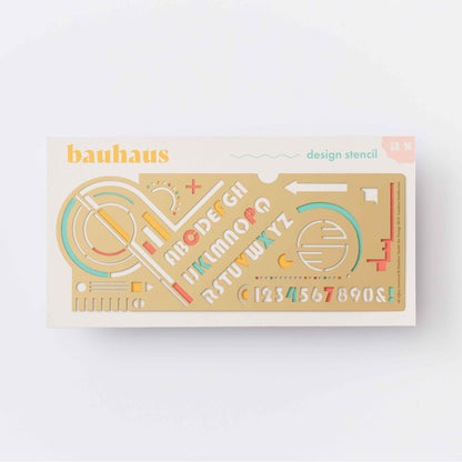 Bauhaus Design Stencil, Modern Journaling & Holiday Crafts
