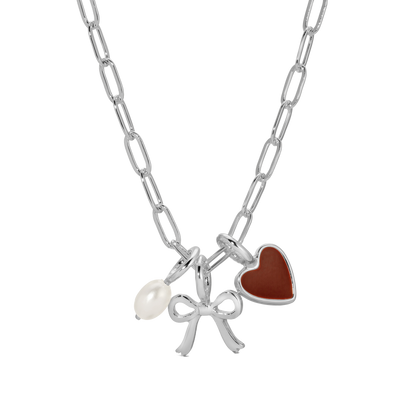 Charm Garden - Silver - Bow Charm