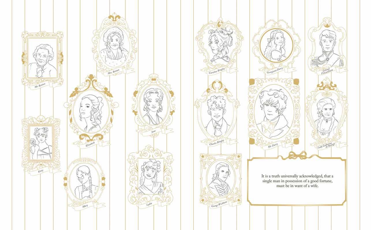 Color Your Classics Pride and Prejudice by Jane  Austen