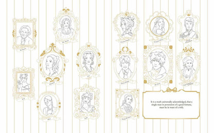 Color Your Classics Pride and Prejudice by Jane  Austen