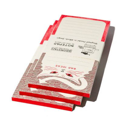 Bad Ideas - Tall Risograph Notepad