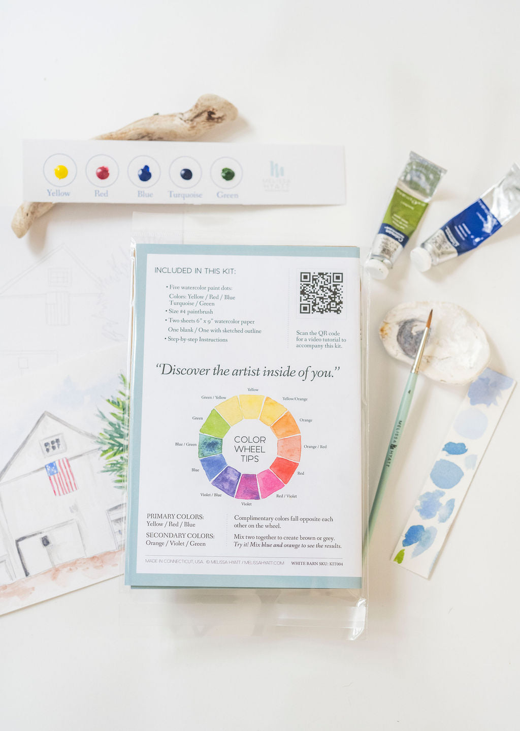 Watercolor Class in a Kit by Melissa Hyatt