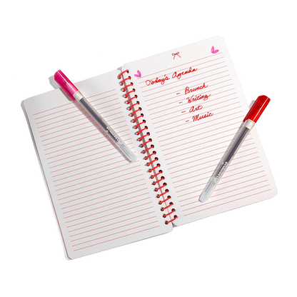 Strawberry Sugar: Scented Gel Pen & Highlighter Writing Kit