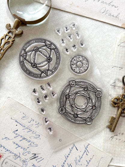 Arcane sigils clear stamps