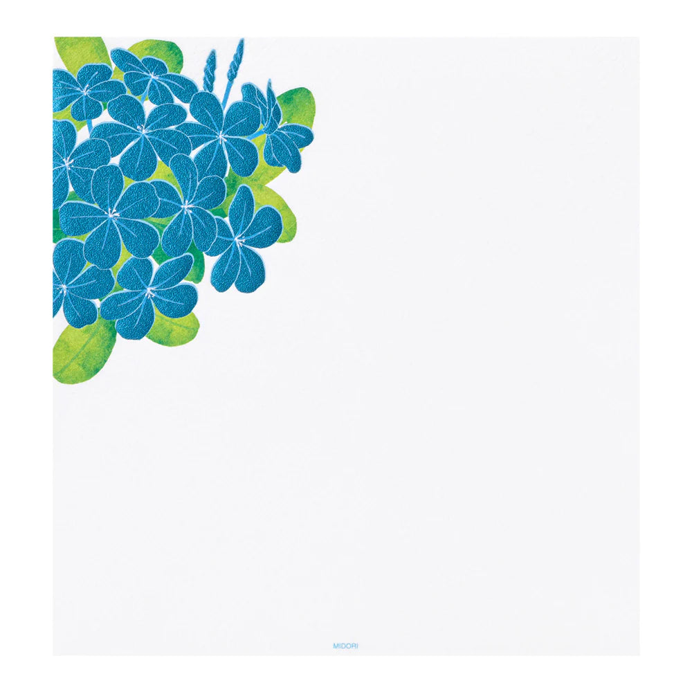 Letter 027 Foil-Stamping Plumbago
