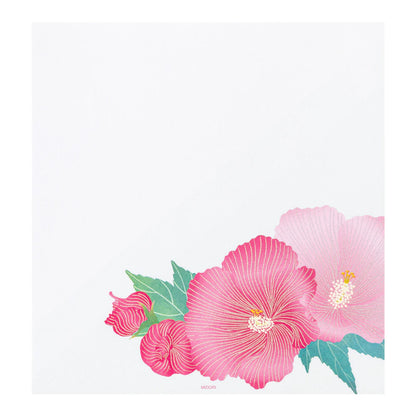 Letter Pad 031 Silk-Printing Confederate Rose