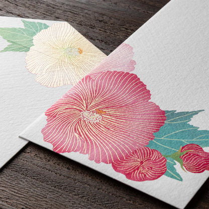 Envelope 032 Silk-Printing Confederate Rose