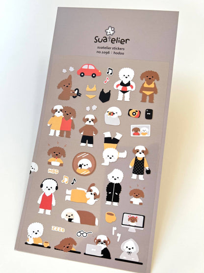 HODOO PUPPY LIFE STICKERS