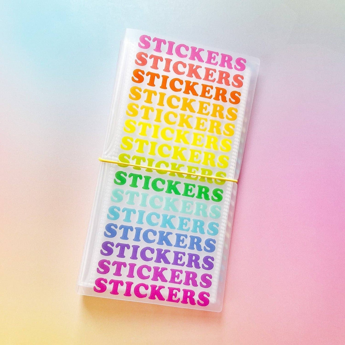 Colorful Stickers Pocket Sticker Keeper