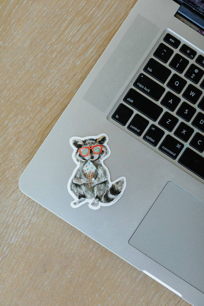 Chillin' Frog Sticker