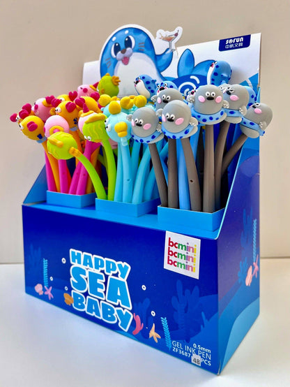 HAPPY SEA ANIMALS GEL PEN