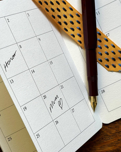'Save the Date' Notebook Birthday Planner