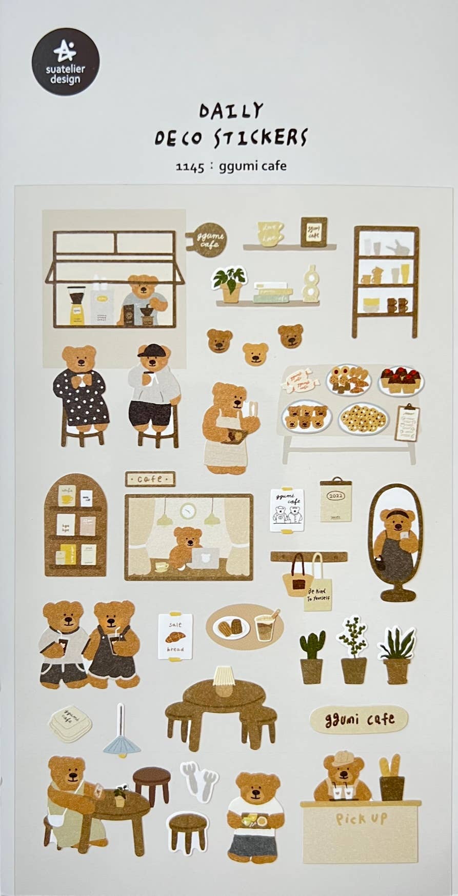 BEAR CAFE STICKERS