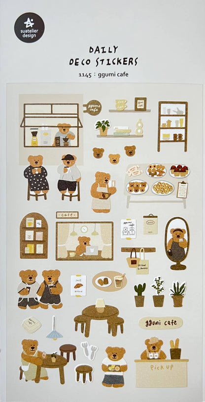 BEAR CAFE STICKERS