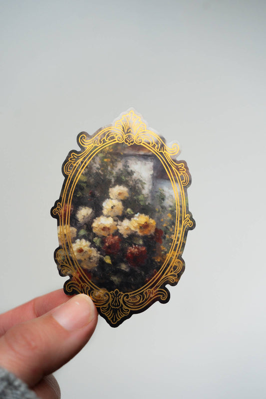 The Gilded Garden Vinyl Sticker- Bookish Kindle Sticker