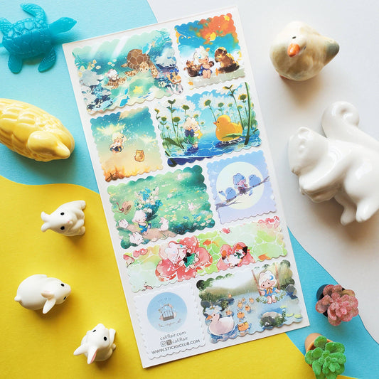 Adventures in Dreamland Sticker Sheet