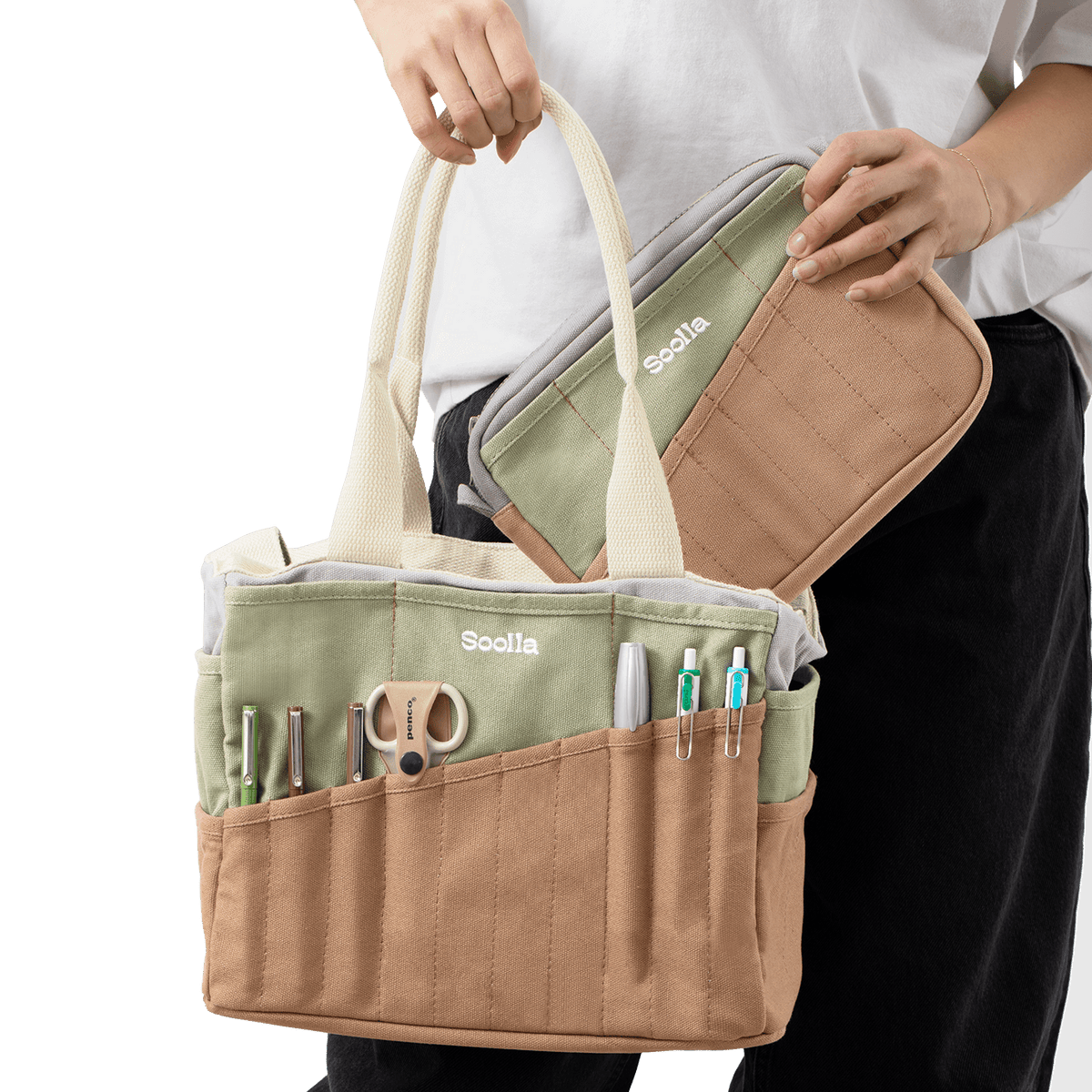 Soolla® Studio Pouch, Driftwood (Stationery Pouch)