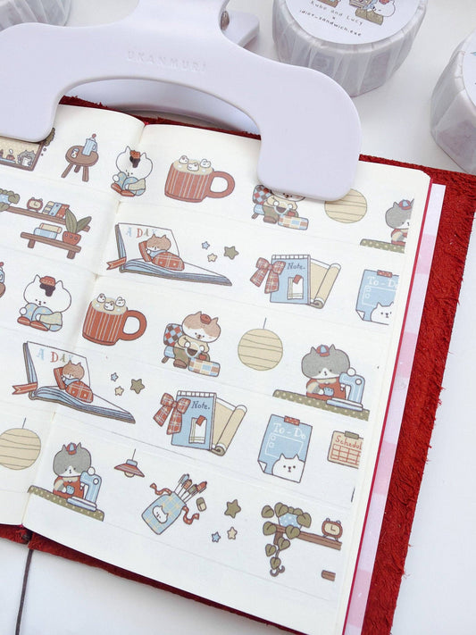 Kuboandlucy x Idiot Sandwich My Journal Sips V.1 (Cafe Journaling) Washi Tape