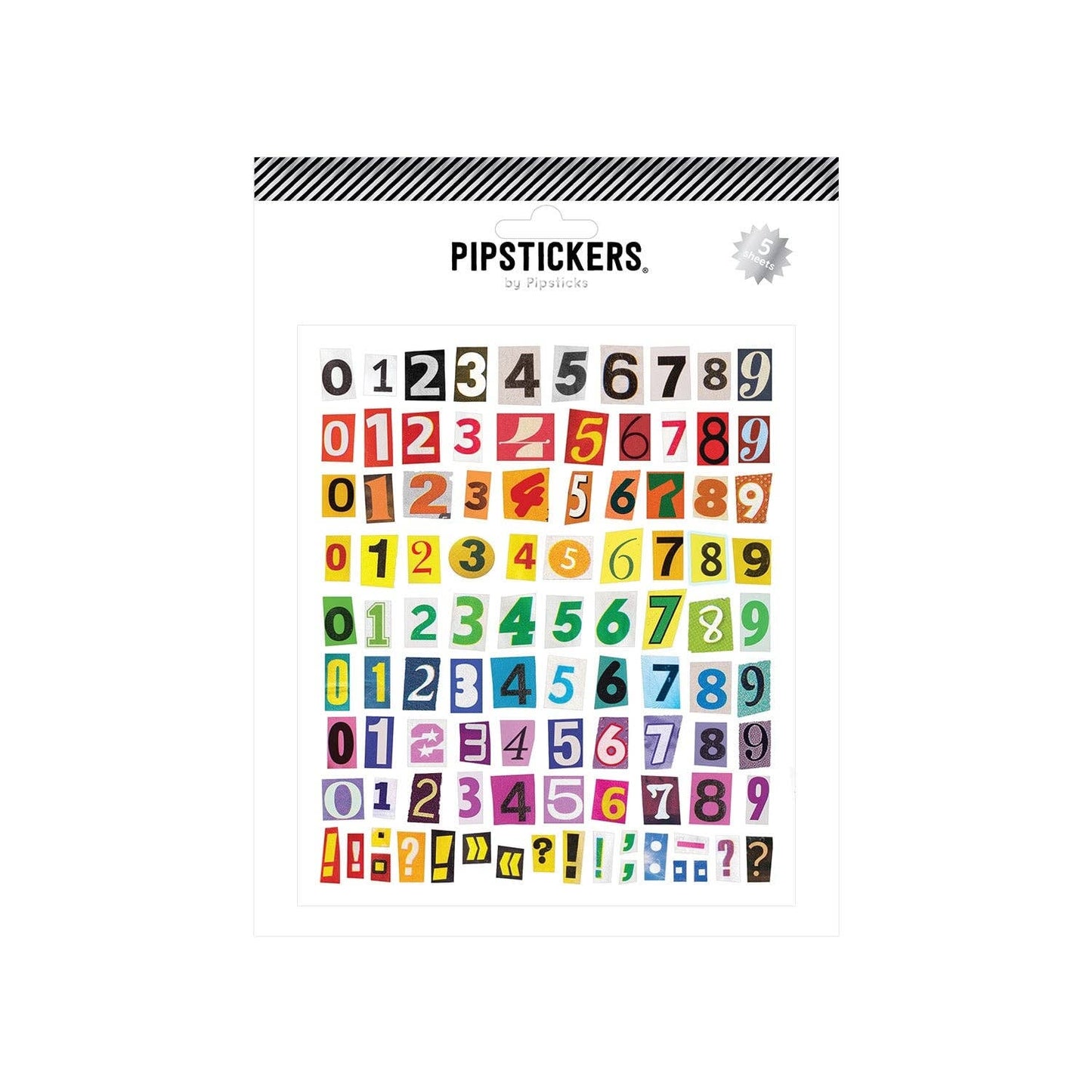 Color-Cut Counts Big Numerals