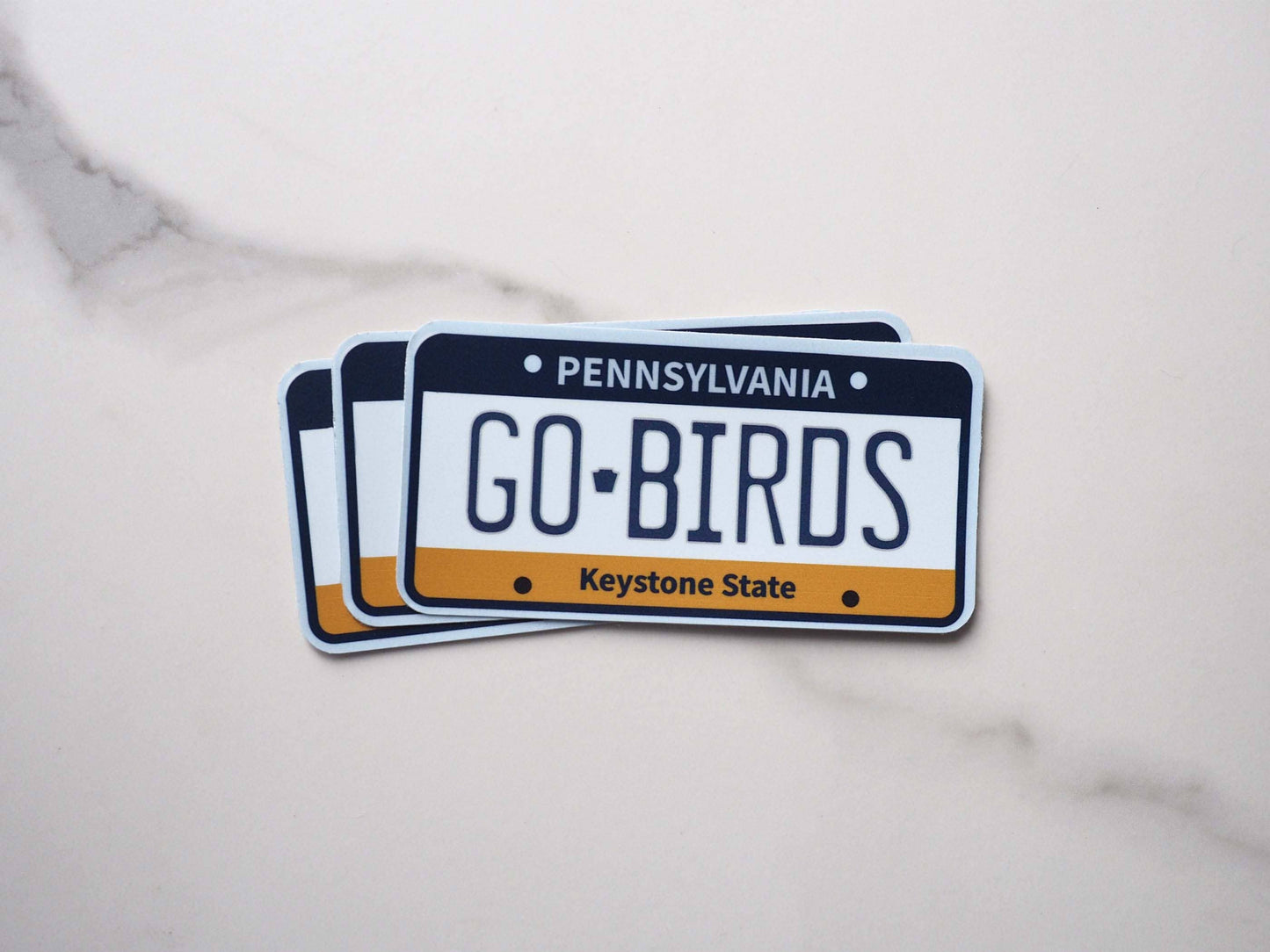 Go Birds Philadelphia Eagles License Plate Sticker