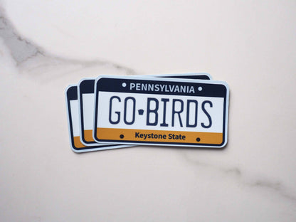 Go Birds Philadelphia Eagles License Plate Sticker