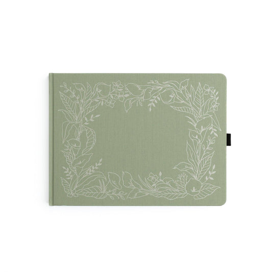 Lovely Lilies Heirloom Notebook - Lined Pages