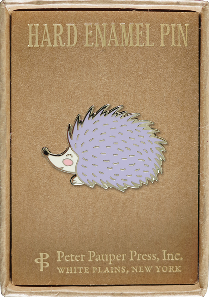 Hedgehog Enamel Pin