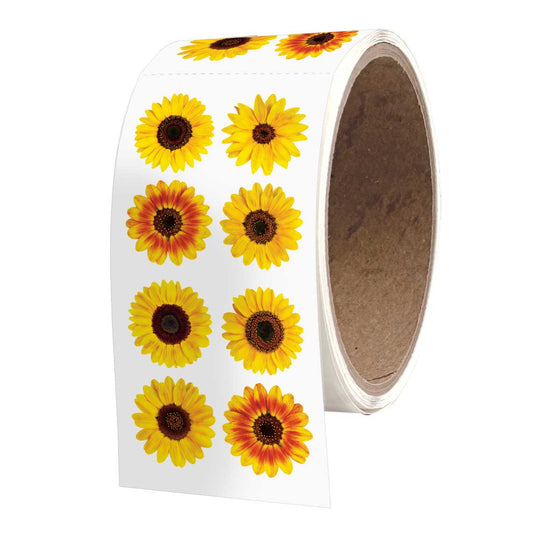 Mini Sunflowers 2x4 Stickers