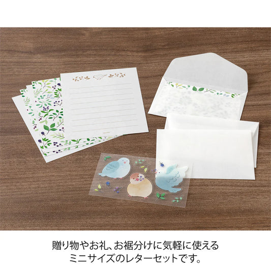 MINI LETTER PAPER & ENVELOPES WITH STICKERS 944 FOR YOU BIRD