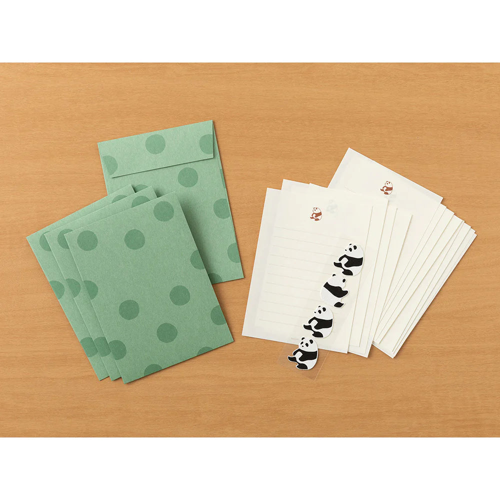 LETTER PAPER & ENVELOPES WITH STICKERS 948 PANDA A