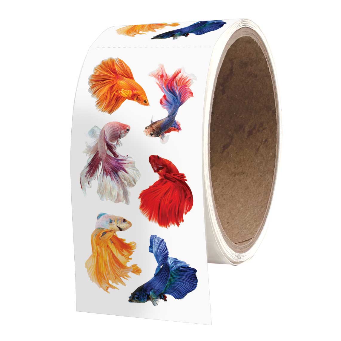 Decorative Stickers - Betta Fish - ROLL OF 50 MODULES