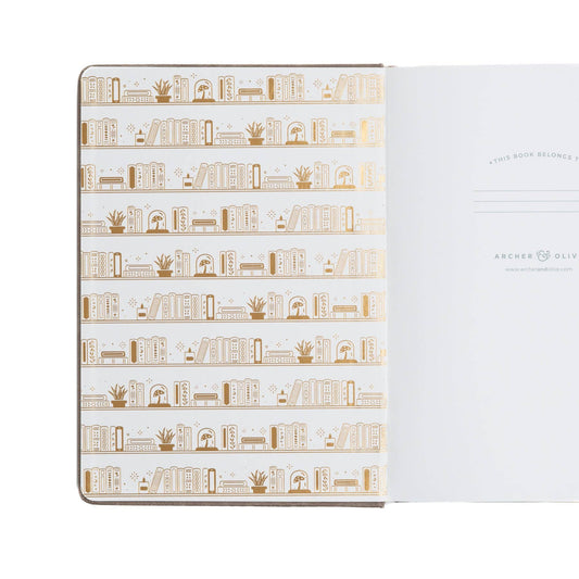 A5 Blank: Bookshelf