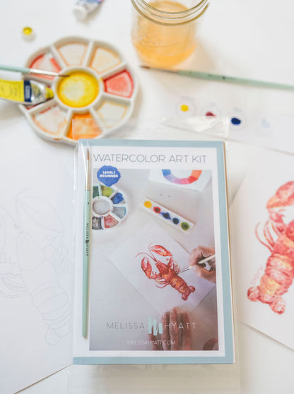 Watercolor Class in a Kit by Melissa Hyatt