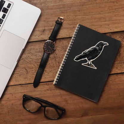 Crow Birdwatching Sticker