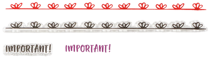 Dot Journaling Clear Silicone Stamp Set