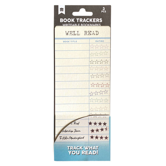 Library Card Reading Tracker Bookmark