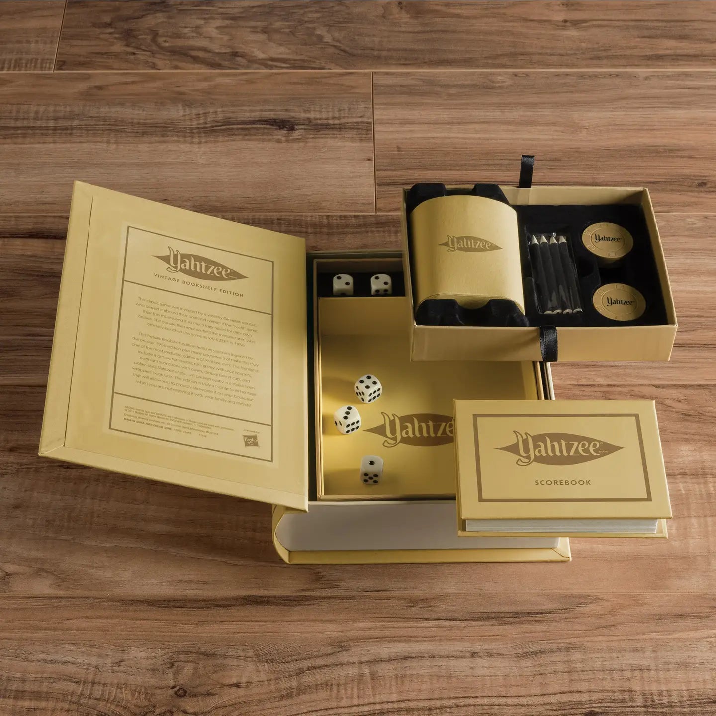 Yahtzee Vintage Book Shelf Edition