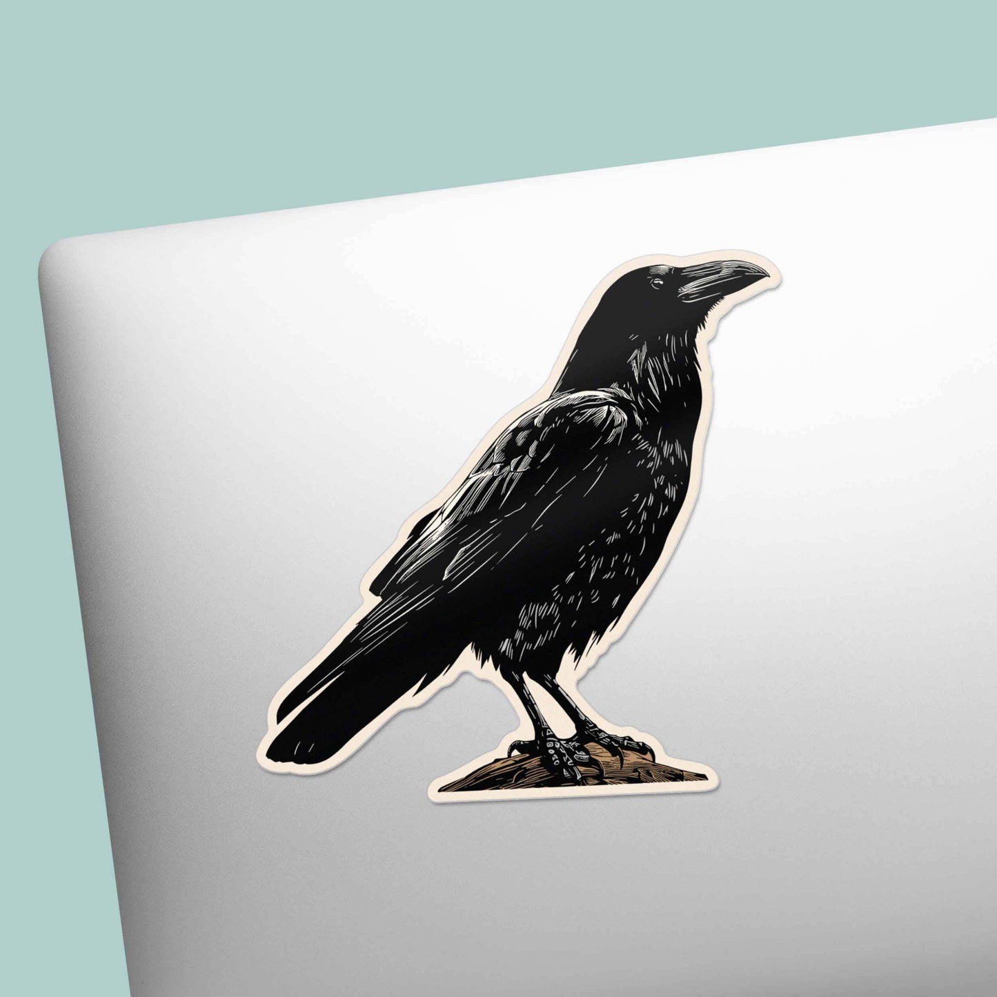 Crow Birdwatching Sticker