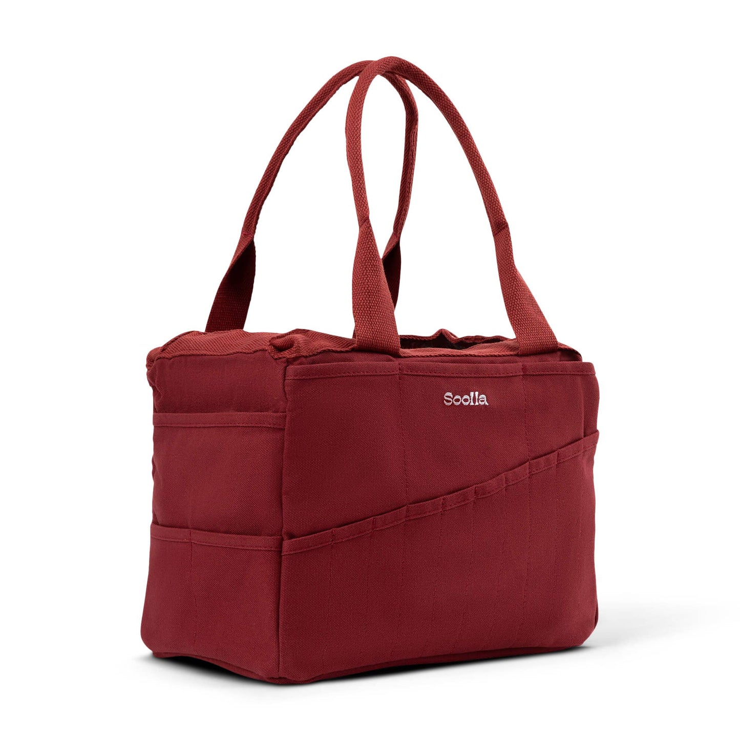 Soolla Studio Artist Bag, Sangria, Knitting Crochet Yarn Bag