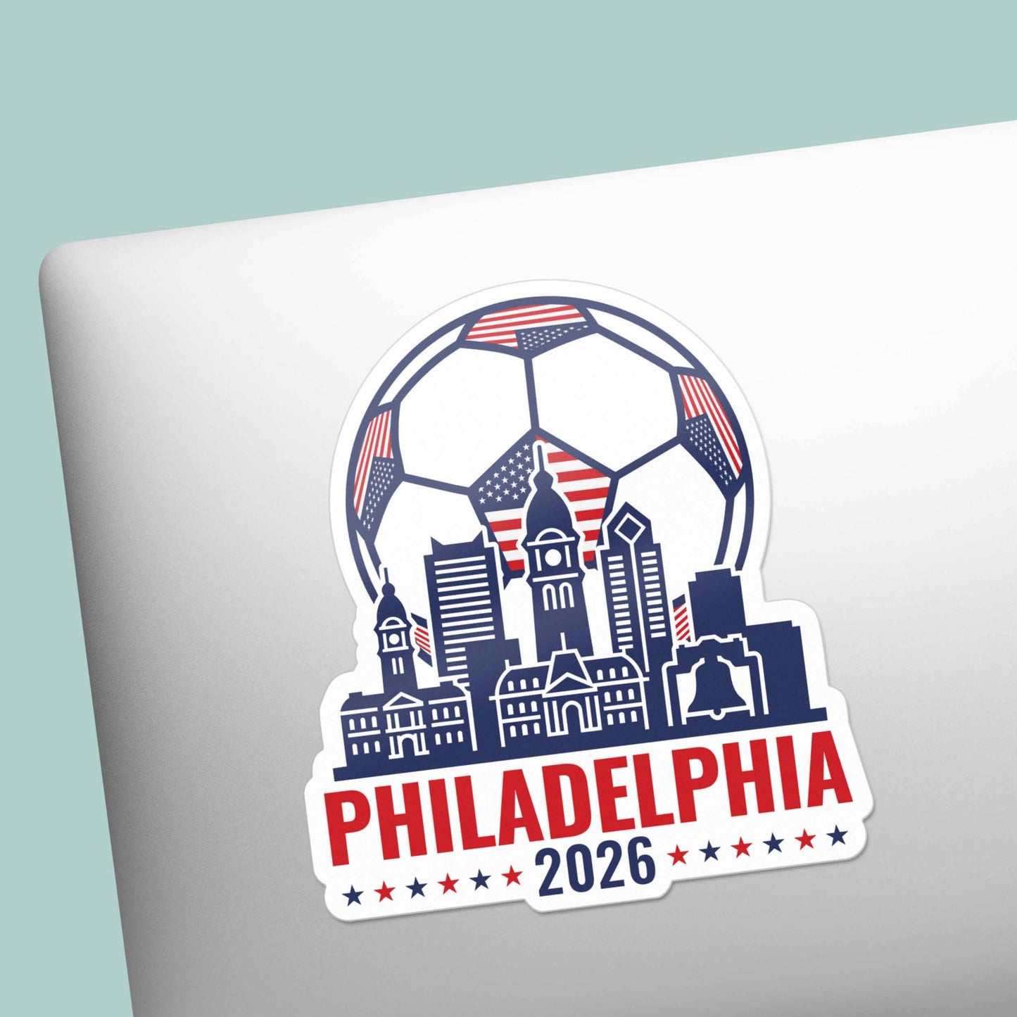 Philadelphia USA Soccer Sticker