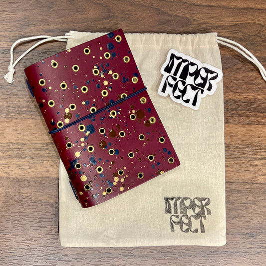 Imperfect Concepts: Max, Maroon, Painted, Grommet (A6-Bifold) 30