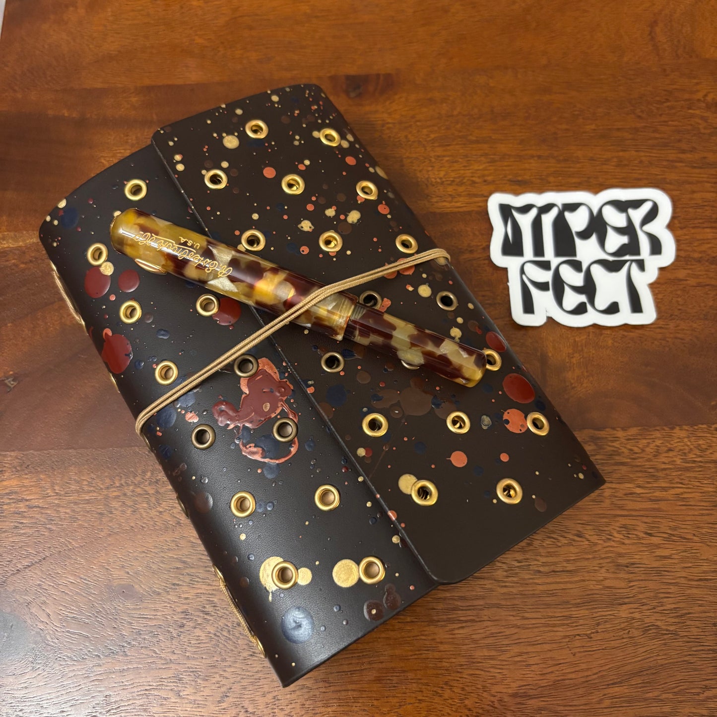 Imperfect Concepts: Juniper, Dark Brown, Painted, Grommet (A6-Trifold) 20