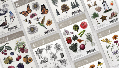 Backyard Birds Clear Sticker Sheet