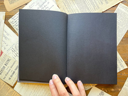 The Oracle - B6 black paper notebook, 150 gsm