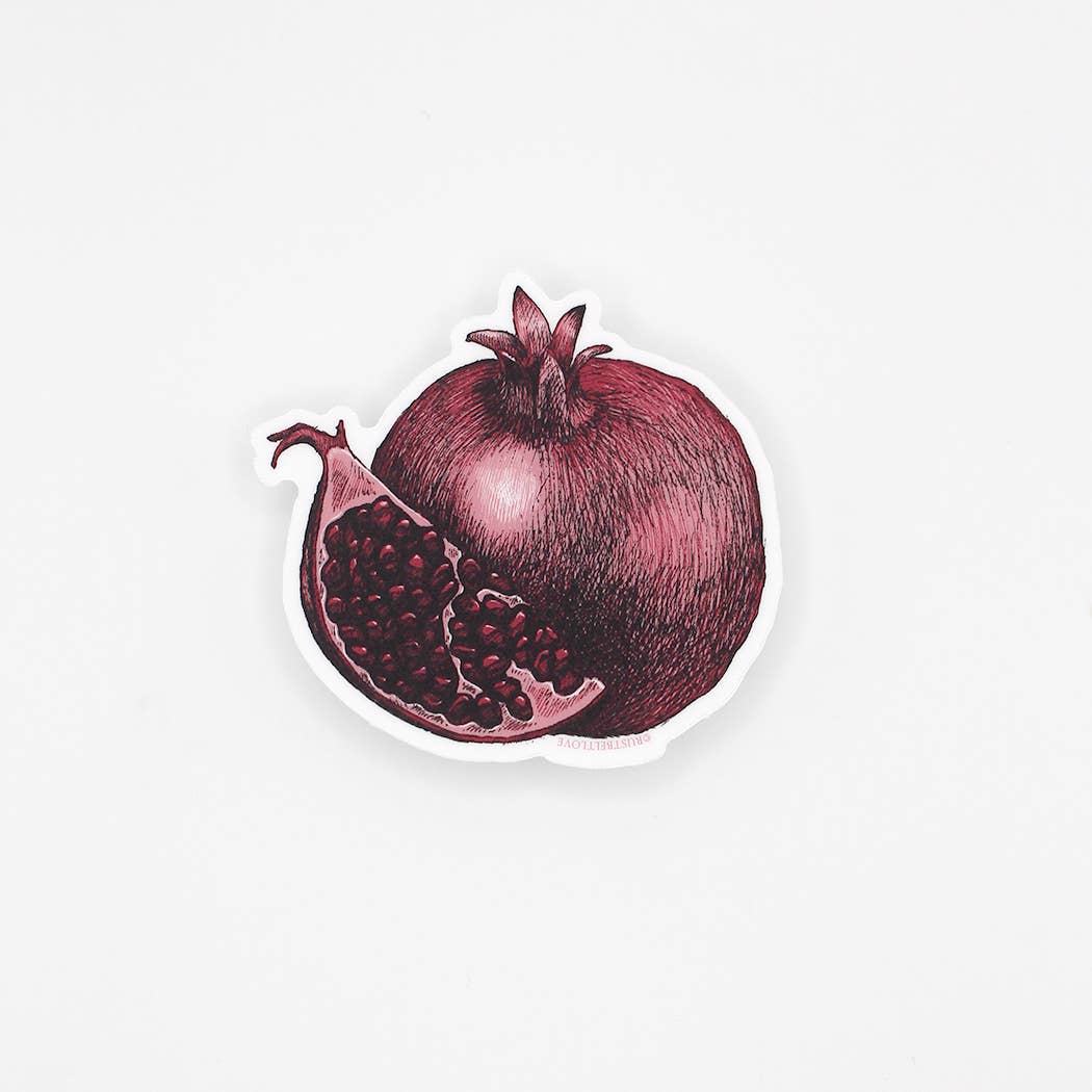 Pomegranate Sticker – 3”